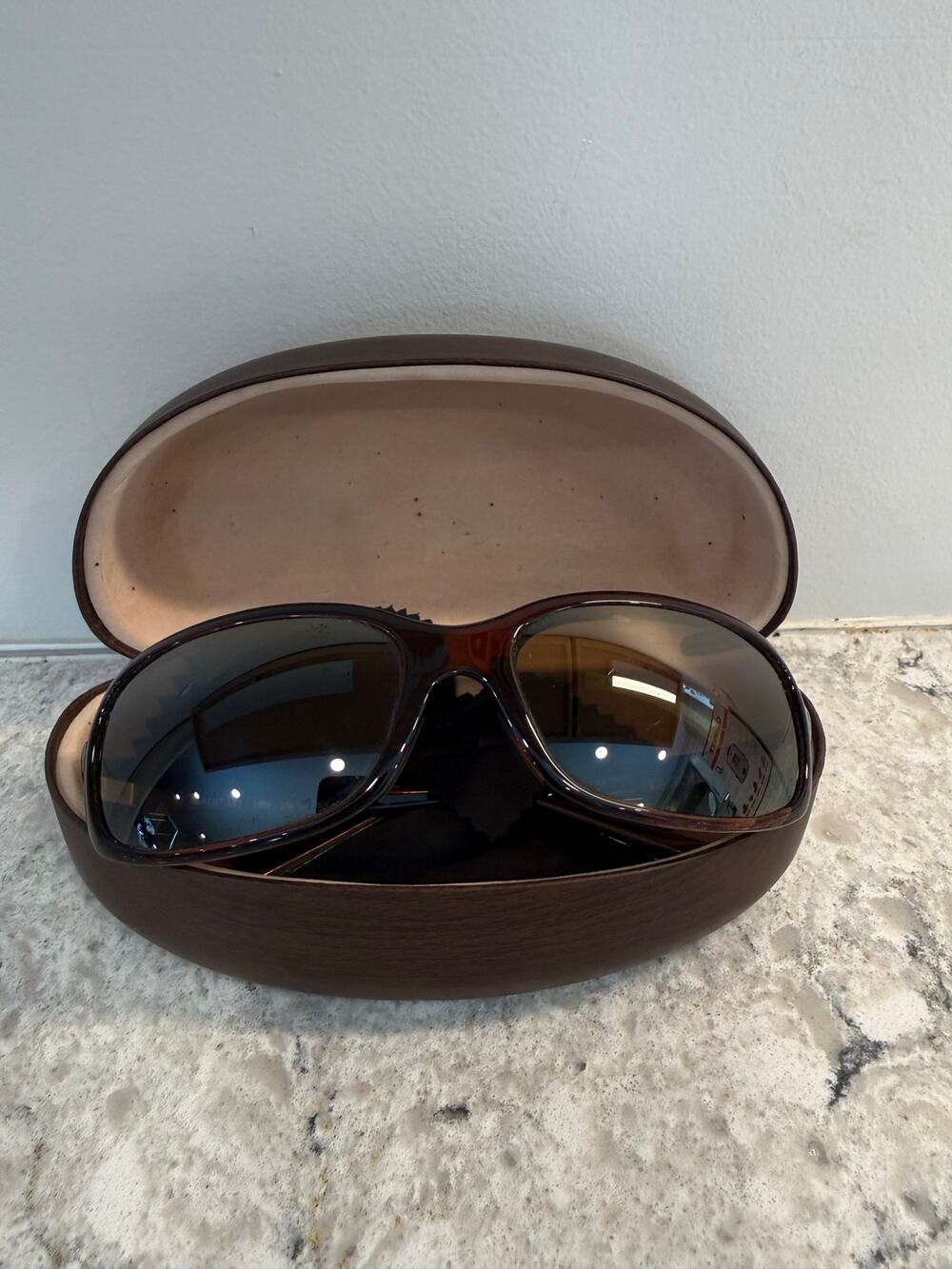 MAUI JIM Sunglasses with Case Lagoon MJ-189-26 Brown Polarized JL